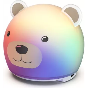 Hama LED kindernachtlamp met timer, dimbaar, oplaadbaar, RGB, dino-vorm 00223499