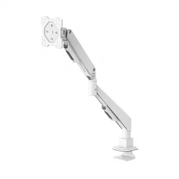 Hama monitorbeugel, gasveer, in hoogte verstelbaar, draaibaar/kantelbaar, 17-35 inch, wit