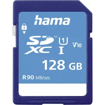 Hama SDXC 128GB geheugenkaart Class 10 UHS-I 00124137
