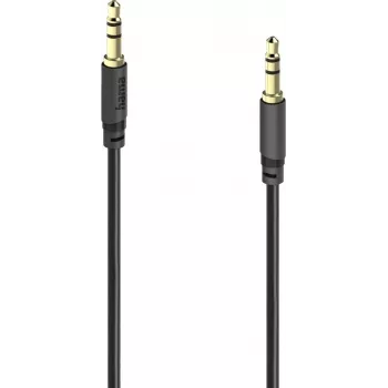 Hama ultra-dun verguld 3,5-mm stereo-audiokabel 1,5 m 00202012
