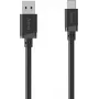 Hama USB-A naar USB-C laad- en datakabel, 2 m, zwart 00201812