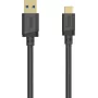 Hama USB-C kabel, USB-A naar USB-C, USB 3.2 Gen1, 5 Gbit/s, 0,25 m, zwart 00202004