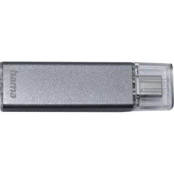 Hama USB-C flashdrive Uni-C Classic 64 GB, USB 3.2 Gen 1, 70 MB/s, antraciet 00182471