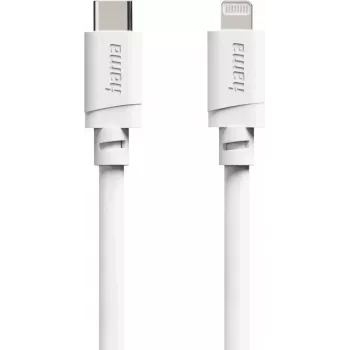 Hama USB-C naar Lightning-kabel, MFi-gecertificeerd, 3 m, wit 00201817