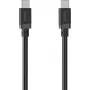 Hama USB-C naar USB-C oplaadkabel, 60W Power Delivery, 1 m, zwart 00201806