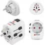 Hama World Travel Pro Light USB universele reisadapter-set, 3-polig, 2x USB, zwart 00223464