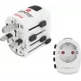 Hama World Travel Pro universele reisadapter, 3-polig, 1500W, wit 00223465