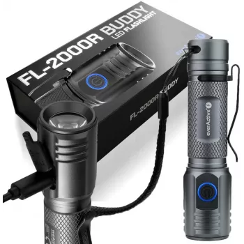 Handheld-zaklamp 20W LED everActive FL-2000R Buddy 2000 lumen IPX4