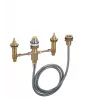 Hansgrohe badkraan HG 4-gats basisset inbouw opbouw