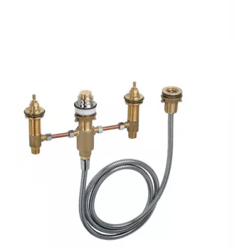 Hansgrohe badkraan HG 4-gats basisset inbouw opbouw