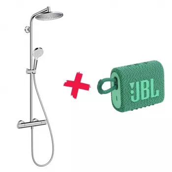 Hansgrohe Crometta S douchesysteem 2 sproeiers wandmontage chroom