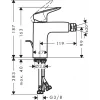HANSGROHE Logis bidetmengkraan 71200000 met inbouwansluiting
