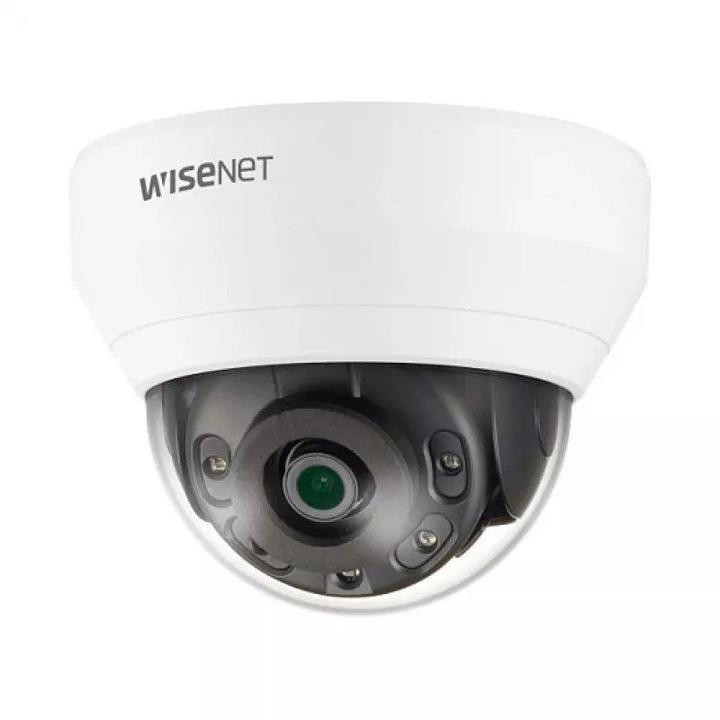 HANWHA VISION QND-6012R1 2MP indoor fixed dome IP-camera met 2,8mm lens, IR, WDR, PoE