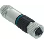 HARTING M8-bus 3-polig Harax Quick-Lock connector, recht, IP67, 60V/4A, IDC-aansluiting 21021512305