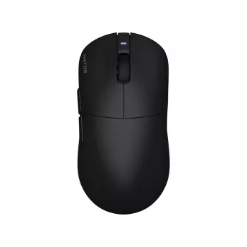 Hator Quasar 3 Pro draadloze gaming-muis - 26000 DPI optische sensor, 2,4GHz, USB-C, RGB, zwart