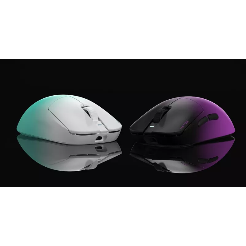 Hator Quasar 3 ULTIMA bedrade gaming-muis zwart-paars