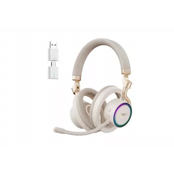 HAV Fuxi-H8 Tri-Mode draadloze Semi-Open-Back Gaming-headset - Goud