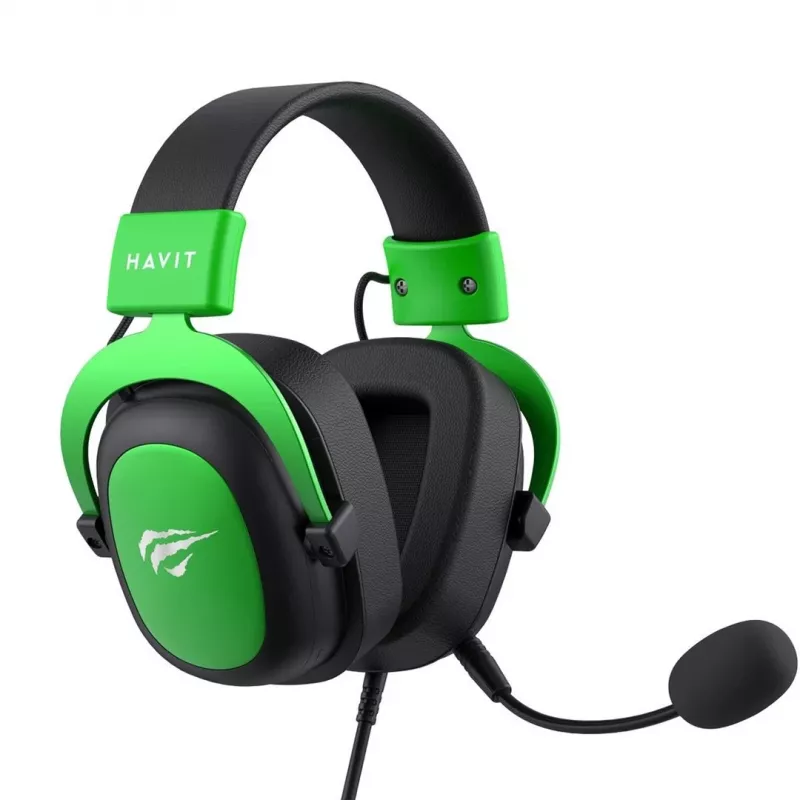 Havit H2002d Gaming headset, zwart/groen