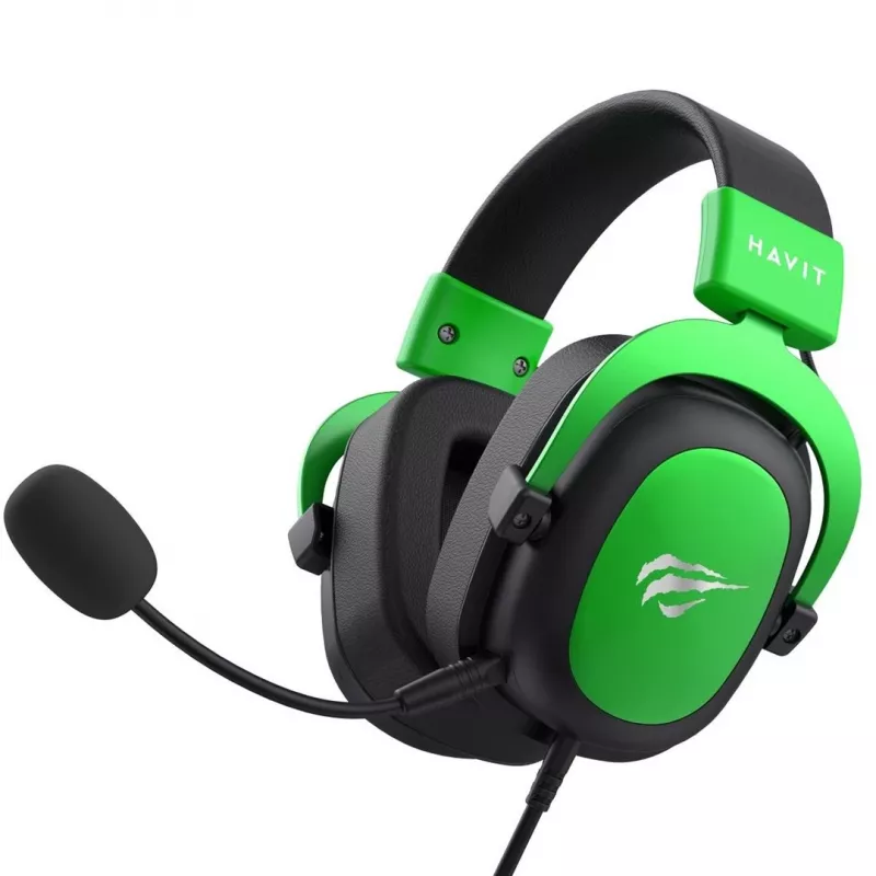 Havit H2002d Gaming headset, zwart/groen
