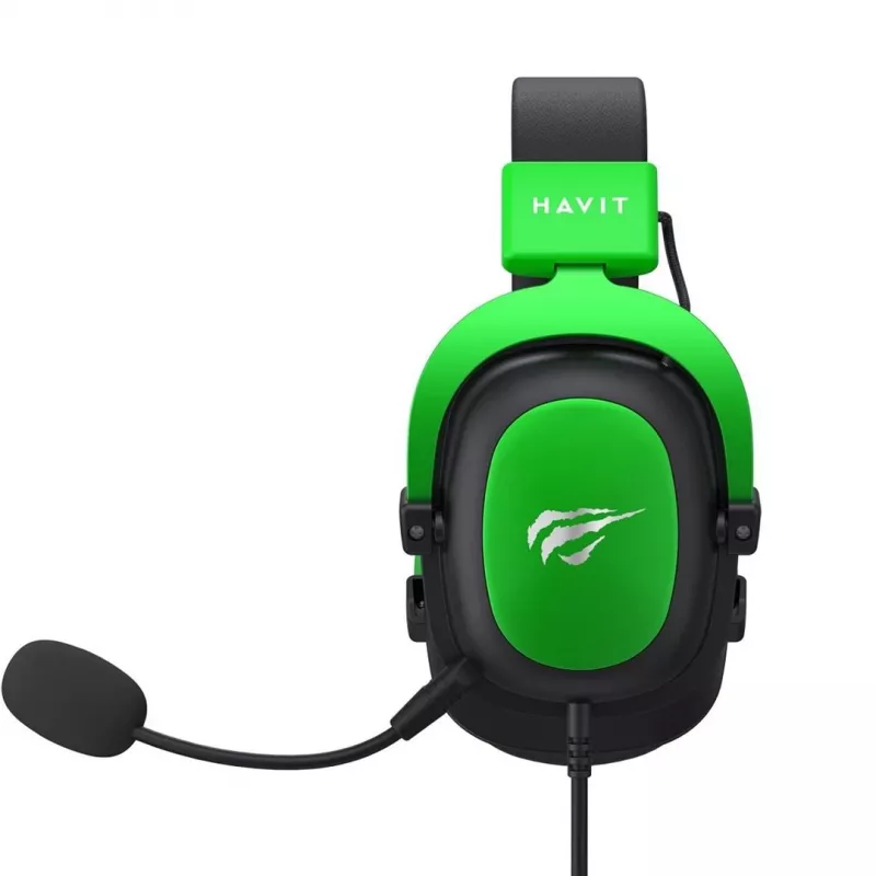 Havit H2002d Gaming headset, zwart/groen