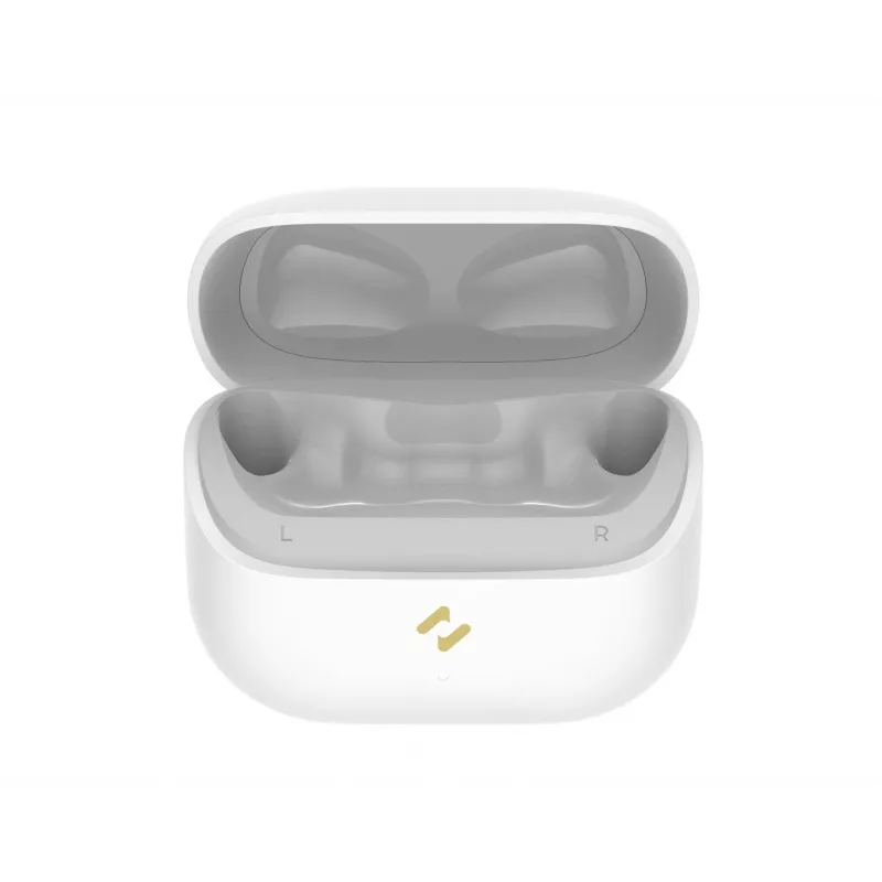 HAVIT TW982 True Wireless Stereo oordopjes met Bluetooth 5.3, touchbediening, IPX4 waterbescherming en oplaadcase – wit