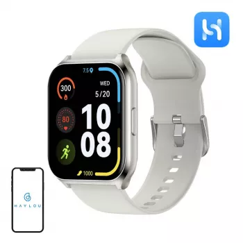 Haylou LS02 Pro smartwatch, zilver