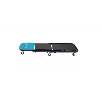 Hazet 195N-3 2-in-1 werkplaatsrollende & kruk, 150 kg draagvermogen, 1198 x 440 x 135 mm, blauw/zwart