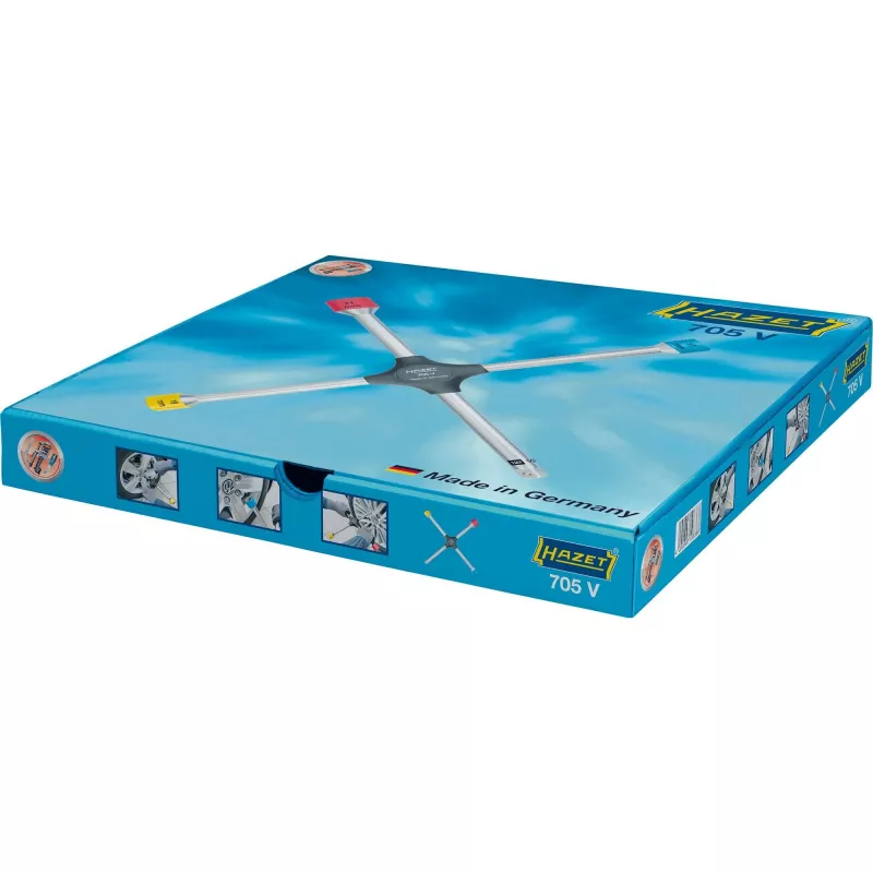 HAZET 705V kruis-ratelsleutel 17/19/21 mm