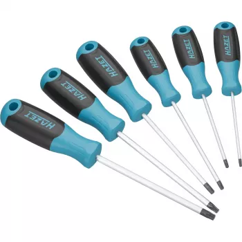HAZET 811T/6 werkplaats-schroevendraaierset 6-delig inbus-TORX (TX10-TX30)