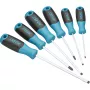 HAZET schroevendraaierset 811/6, 6-delig, blauw/zwart, antislip