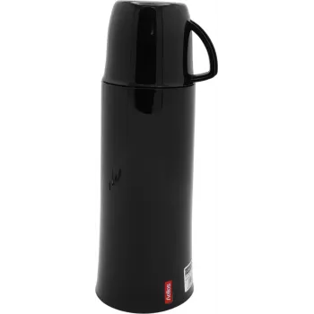 Helios Elegance vacuüm-isoleerfles 0,5 L zwart 5442-002