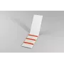HellermannTyton HELASIGN zelflaminerende kabelmarkeringsetiketten, rood/transparant, 19 x 38 mm, 60 etiketten (10 vellen met elk 6), PVC 598-31402