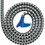 HellermannTyton Helawrap HWPP25 spiraalslang - zwart - polypropyleen - 25 mm buitendiameter - 100 m lengte (161-64401)