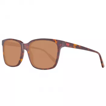 HELLY HANSEN HH5003-C01-55 heren gepolariseerde zonnebril, zwart montuur, grijze glazen, 55/18/140 mm