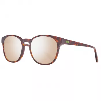 HELLY HANSEN HH5005-C02-51 unisex rechthoekige gepolariseerde zonnebril - zwart montuur, rookglas 51/20/140 mm