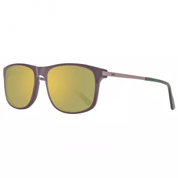HELLY HANSEN HH5016-C02-56 heren zonnebril, zwart montuur, grijze glazen, 56/18/140 mm