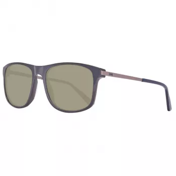 Helly Hansen HH5016-C03-56 heren polarized zonnebril, zwart montuur, rookgrijze glazen, 56/18/140 mm