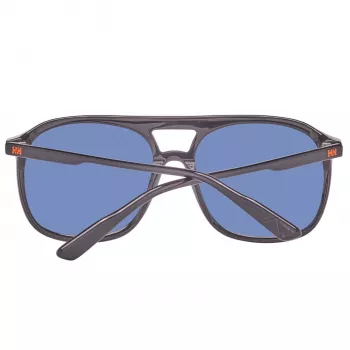 Helly Hansen heren zonnebril HH5019-C01-55 - zwart montuur, rookgrijze glazen, 55/17/140 mm
