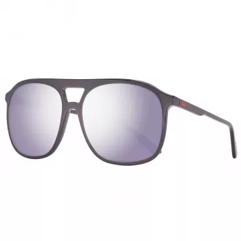 Helly Hansen heren zonnebril HH5019-C01-55 - zwart montuur, rookgrijze glazen, 55/17/140 mm