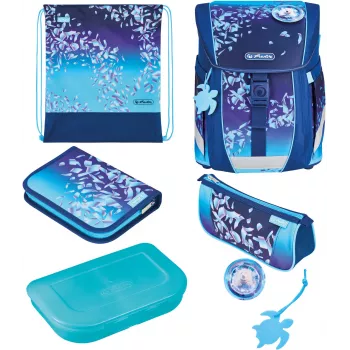 Herlitz FiloActive Plus Blue Ice schooltas set 5-delig