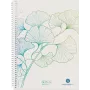 Herlitz GREENline Ginkgo Spiraalblok A5, 70 vel, geruit 50033508