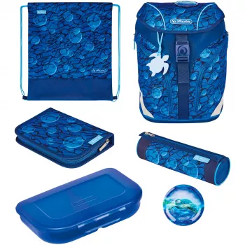 Herlitz Basisschool Rugzak SoftLight Plus GREENline Deep Sea