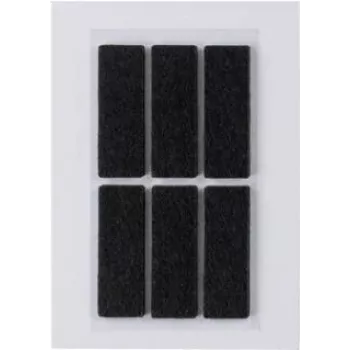 HERMA 15187 zelfklevende rechthoekige etiketten zwart 100 x 150 mm, 6-pack