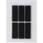 HERMA 15187 zelfklevende rechthoekige etiketten zwart 100 x 150 mm, 6-pack