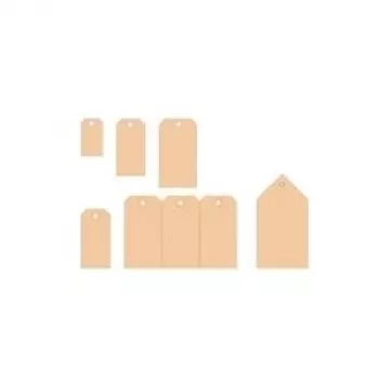 HERMA 6045 kartonnen labels glad bruin 48 x 95 mm 1000-pack