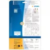 HERMA 8016 kristalheldere glanzende polyesteretiketten A4 45,7 x 21,2 mm 1200 etiketten