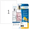 HERMA special hoogglans transparant A4 zelfklevende polyesterfolie-etiketten, 25 blad