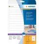 HERMA Special Permanent zelfklevende matte opake archiefetiketten, papier, wit, 192 x 16,9 mm, 400 etiketten (25 vellen x 16) (5118)