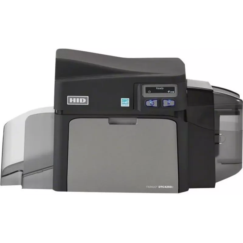 HID Fargo DTC4250e enkelzijdige plastickaartprinter met thermosublimatie, CR-80, USB & Ethernet
