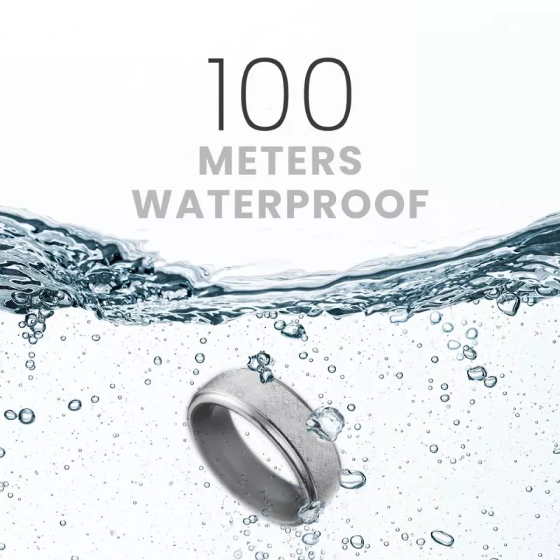 HiFuture Ring2 titanium zilver 10 (62mm)